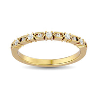 Thumbnail for Diamond Stackable Band 1/6 ct tw in 14K Yellow Gold