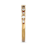 Thumbnail for Diamond Stackable Band 1/6 ct tw in 14K Yellow Gold