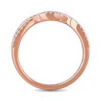Thumbnail for Diamond 1/3 ct tw Stackable band in 14K Rose Gold