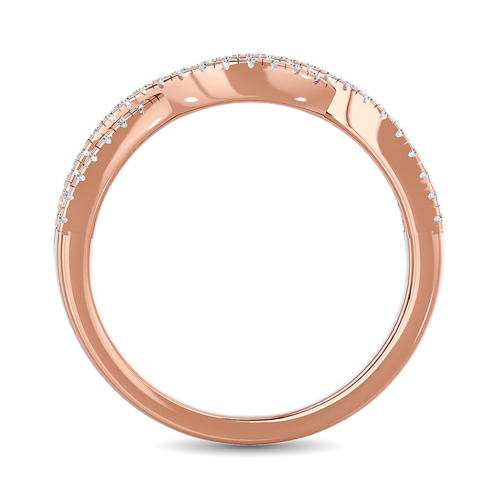 Diamond 1/3 ct tw Stackable band in 14K Rose Gold