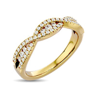 Thumbnail for Diamond 1/3 ct tw Stackable band in 14K Yellow Gold