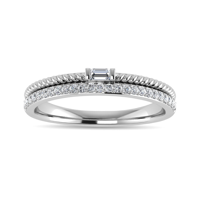 Diamond 1/6 Ct.Tw. Bridal Ring in 10K White Gold