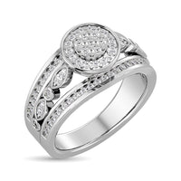 Thumbnail for Diamond Engagement Ring 1/2 ct tw in 10K White Gold