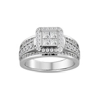 Thumbnail for Diamond Engagement Ring 7/8 ct tw in 10K White Gold