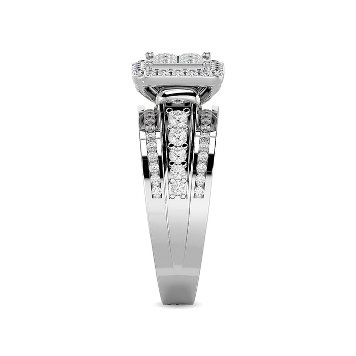 Diamond Engagement Ring 7/8 ct tw in 10K White Gold