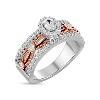Thumbnail for 14K White Gold 3/4 Ct.Tw. Diamond Engagement Ring
