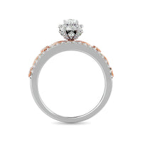 Thumbnail for 14K White Gold 3/4 Ct.Tw. Diamond Engagement Ring