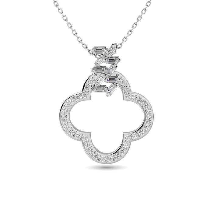 Diamond 1/4 Ct.Tw. Fashion Pendant in 10K White Gold