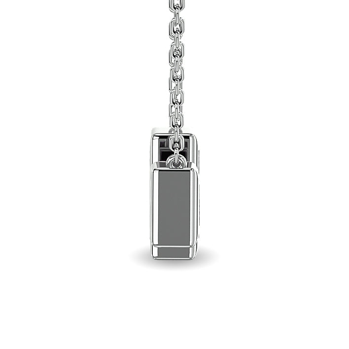 Diamond 1/6 Ct.Tw. Fashion Necklace in 14K White Gold