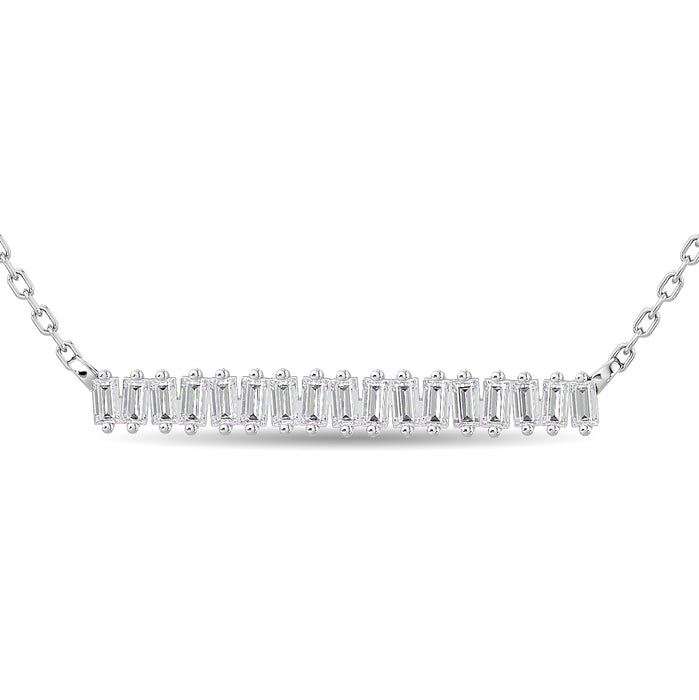 Diamond 1/5 Ct.Tw. Fashion Necklace in 14K White Gold