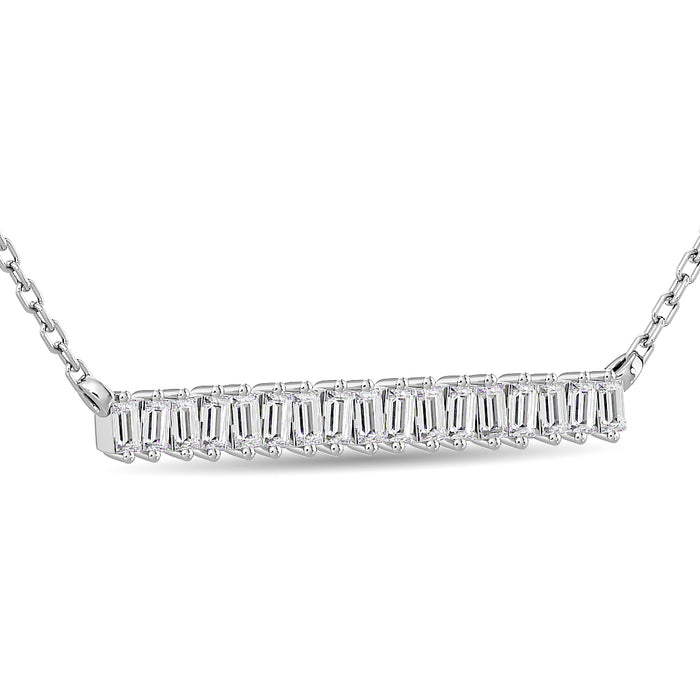 Diamond 1/5 Ct.Tw. Fashion Necklace in 14K White Gold