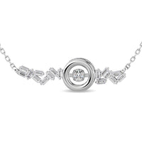 Thumbnail for Diamond 1/8 Ct.Tw. Fashion Necklace in 10K White Gold