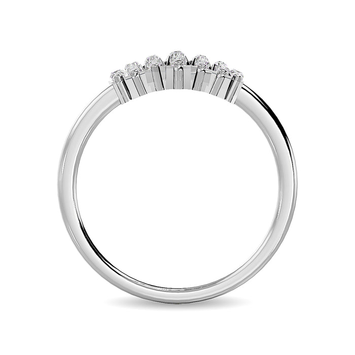 Diamond 1/4 Ct.Tw. Fashion Ring in 10K White Gold
