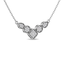 Thumbnail for Diamond 1/4 ct tw Fashion Pendant in 10K White Gold