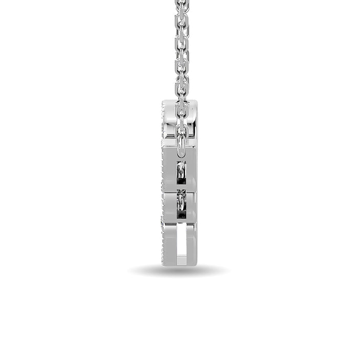 Diamond 1/4 ct tw Fashion Pendant in 10K White Gold