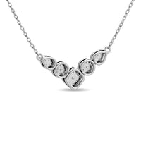 Thumbnail for Diamond 1/4 ct tw Fashion Pendant in 10K White Gold