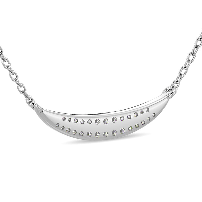 Diamond 1/4 Ct.Tw. Fashion Necklace in 10K White Gold