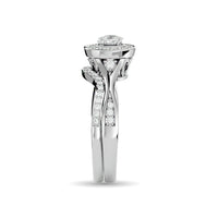 Thumbnail for Diamond 1/2 Ct.Tw. Oval Cut Bridal Ring in 14K White Gold