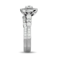 Thumbnail for Diamond 5/8 Ct.Tw. Oval Cut Bridal Ring in 14K White Gold