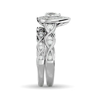 Thumbnail for Diamond 1/2 Ct.Tw. Pear Cut Bridal Ring in 14K White Gold