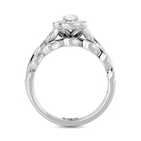 Thumbnail for Diamond 1/2 Ct.Tw. Pear Cut Bridal Ring in 14K White Gold