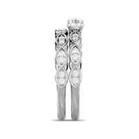 Thumbnail for Diamond 1/2 Ct.Tw. Round Cut Bridal Ring in 14K White Gold
