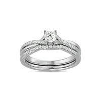 Thumbnail for Diamond 1/2 Ct.Tw. Bridal Ring in 14K White Gold