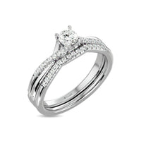 Thumbnail for Diamond 1/2 Ct.Tw. Bridal Ring in 14K White Gold