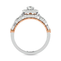 Thumbnail for Diamond 5/8 Ct.Tw. Round Cut Bridal Ring in 14K White Gold
