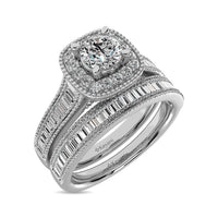 Thumbnail for Diamond 7/8 Ct.Tw. Bridal Ring in 14K White Gold
