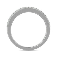 Thumbnail for Diamond 7/8 Ct.Tw. Round and Baguette Fashion Band in 14K White Gold