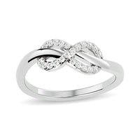 Thumbnail for Diamond Infinity  Ring 1/8 ct tw in 10K White Gold