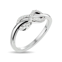 Thumbnail for Diamond Infinity  Ring 1/8 ct tw in 10K White Gold