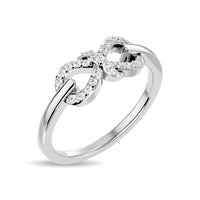 Thumbnail for Diamond Infinity  Ring 1/6 ct tw in 10K White Gold