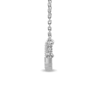 Thumbnail for Diamond 1/6 Ct.Tw. Baguette Fashion Necklace in 14K White Gold