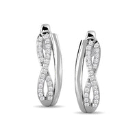 Thumbnail for Diamond Fashion earrings 1/5 ct tw in 10K White Gold