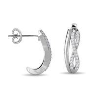Thumbnail for Diamond Fashion earrings 1/5 ct tw in 10K White Gold