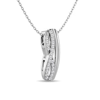 Thumbnail for Diamond Slide Pendant 1/6 ct tw in 10K White Gold