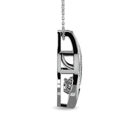Thumbnail for Diamond 1/8 ct tw Heart Pendant  in 10K White Gold