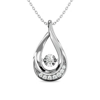 Thumbnail for Diamond 1/10 ct tw Fashion Pendant  in 10K White Gold
