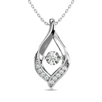 Thumbnail for Diamond Slide Pendant 1/10 ct tw in 10K White Gold