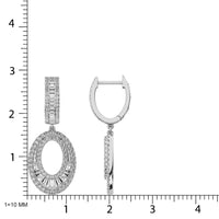 Thumbnail for Diamond 1 Ct.Tw. Hoop Earrings in 14K White Gold