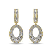 Thumbnail for Diamond 1 Ct.Tw. Hoop Earrings in 14K Yellow Gold