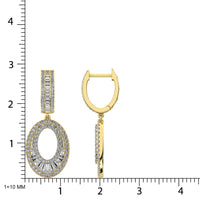 Thumbnail for Diamond 1 Ct.Tw. Hoop Earrings in 14K Yellow Gold