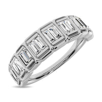 Thumbnail for Diamond 1/3 Ct.Tw. Baguette Fashion Ring in 14K White Gold