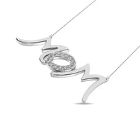 Thumbnail for Diamond 1/20 ct tw  Mom Necklace in Sterling Silver