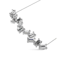 Thumbnail for Diamond 1/10 Ct.Tw. Baguette Fashion Necklace in 10K White Gold
