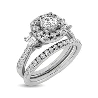 Thumbnail for 14KT White Gold 1Ct.Tw. Diamond keyani Bridal Ring