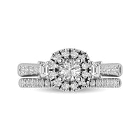Thumbnail for 14KT White Gold 1Ct.Tw. Diamond keyani Bridal Ring