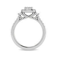 Thumbnail for 14KT White Gold 1Ct.Tw. Diamond keyani Bridal Ring